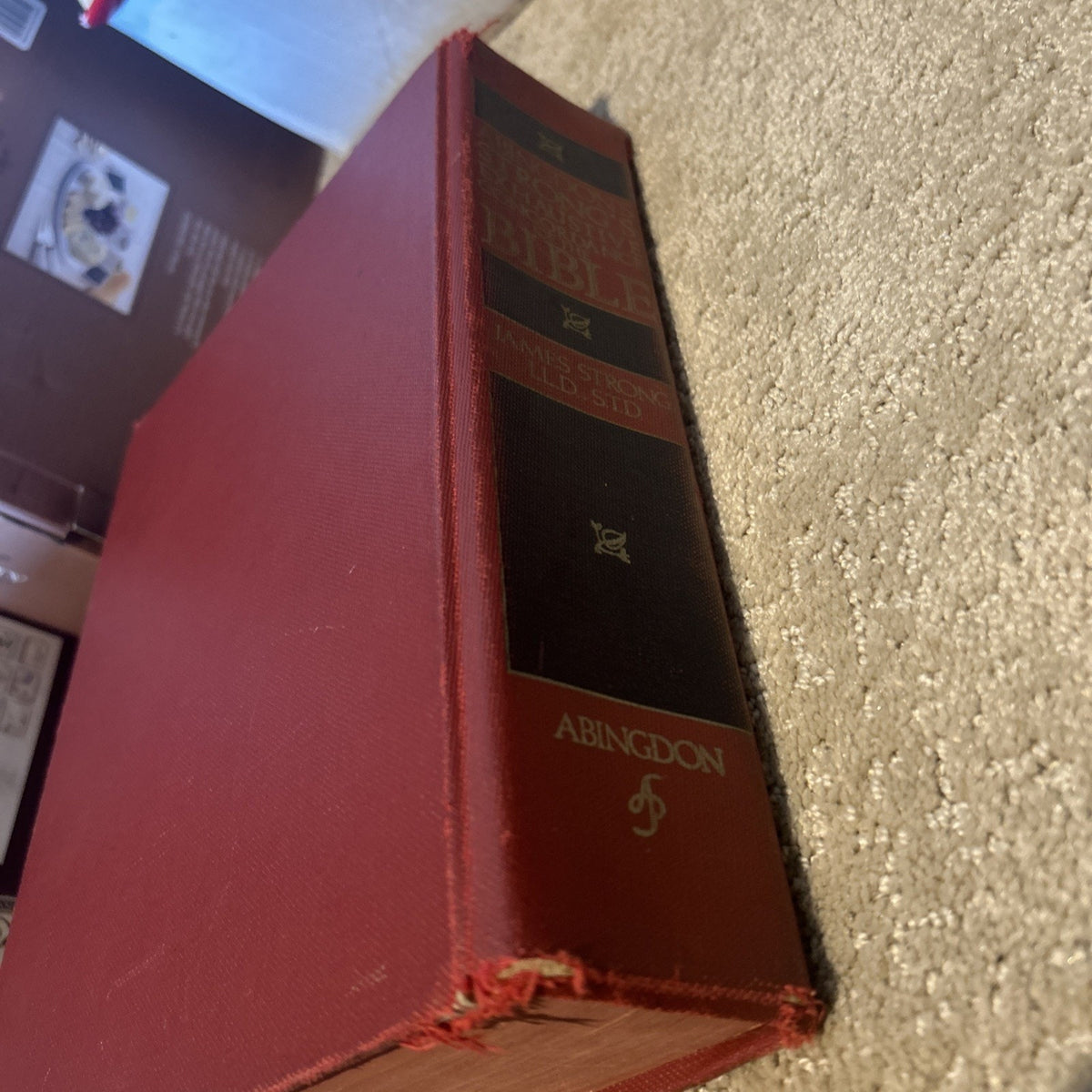 VTG 1980 Abingdon's Strong's Exhaustive Concordance of the Bible by James Strong