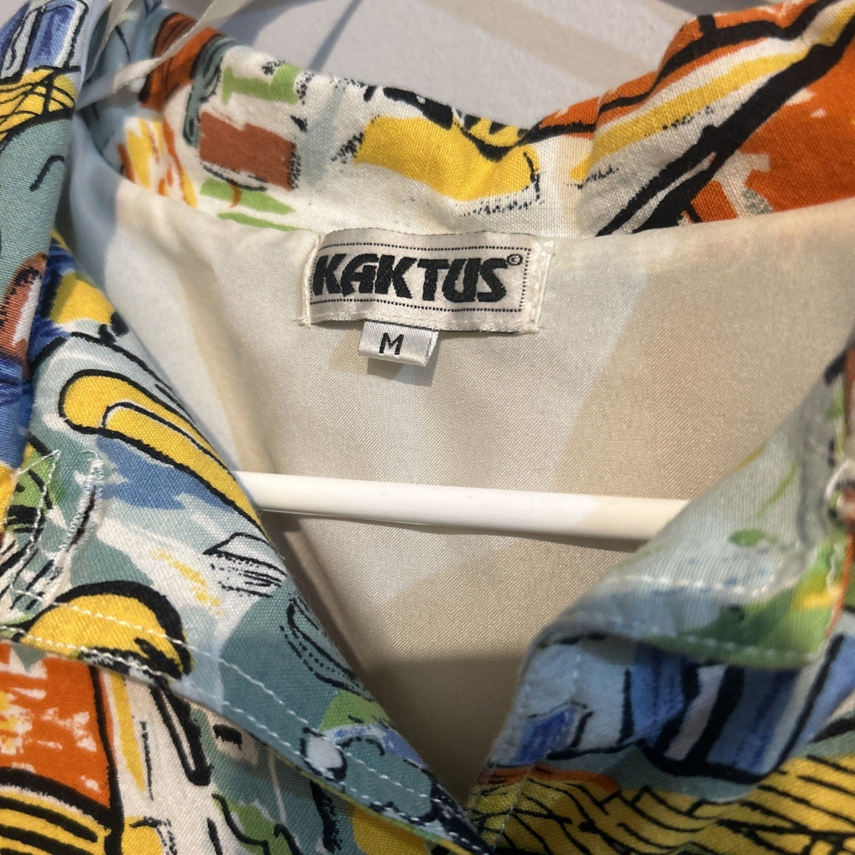 VTG Kaktus Jacket Women’s Art To Wear Abstract Linen Medium
