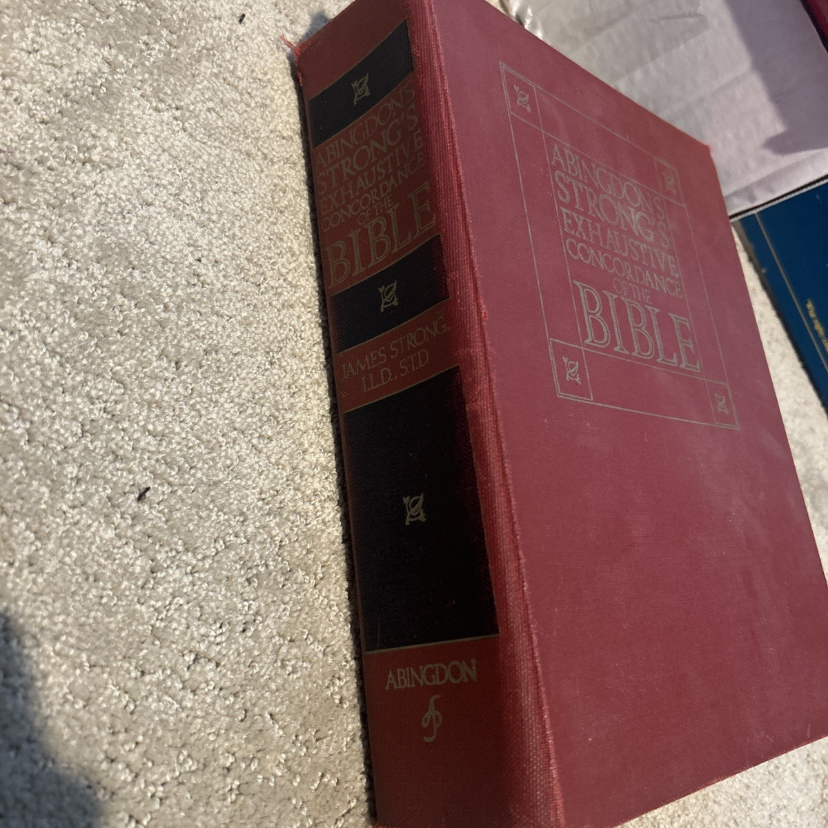 VTG 1980 Abingdon's Strong's Exhaustive Concordance of the Bible by James Strong