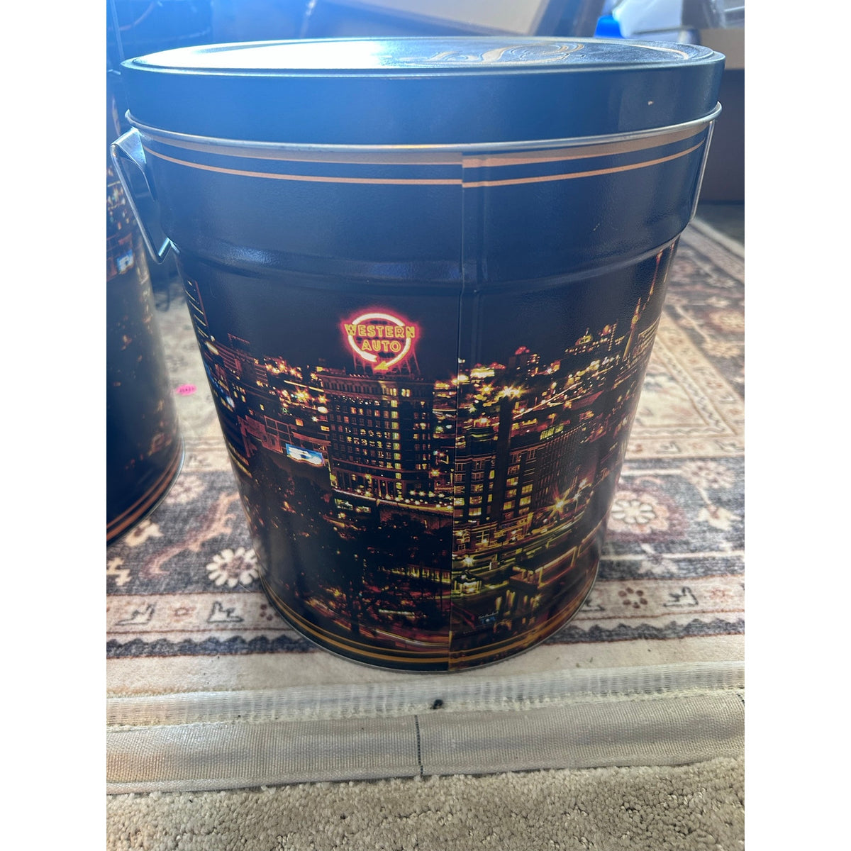 Topsy’s 50th anniversary Popcorn Tins - Featuring Kansas City Skyline