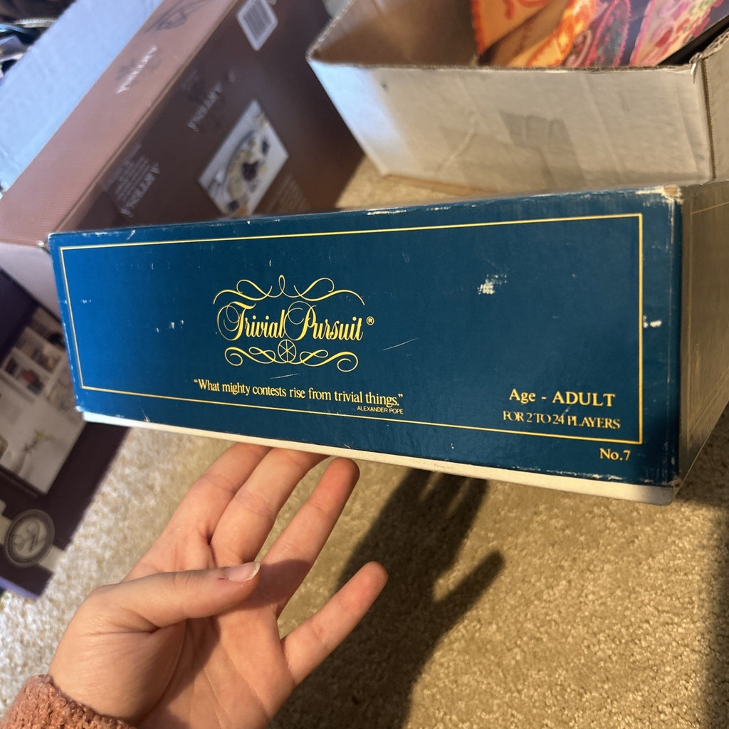 Trivial Pursuit Master Game Genus Edition 1981 Complete Vintage Trivia Board